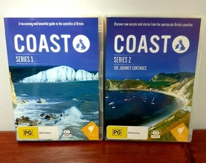 COAST Sbs + Bbc Tv Series 1 & 2 Region 4 DVD 5 Disc Documentary - Picture 1 of 6