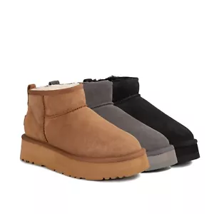 Ugg Classic Platform Ultra Mini Boots (Water Resistant) - Picture 1 of 50