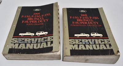 1995 Ford F-150,250,350 Bronco F-Super Duty Service Manual (lot of 2) - Image 1 of 4