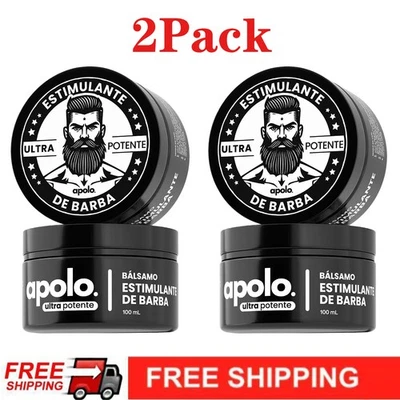 Paquete de 2 cosméticos para barba aceite para barba - Barba Apolo Cosmetics Para Barba 100 ml Foto 1 de 4