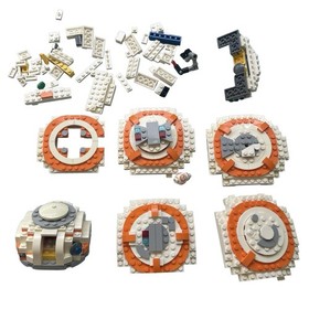 LEGO Star Wars BB-8 75187 Incomplete Missing Inside Mechanism, Most Of Outside