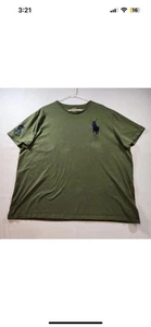 Polo Ralph Lauren Short Sleeve T-Shirt Big Pony Olive Green #3 Mens 2XL - Picture 1 of 15