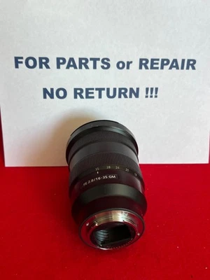 Sony  FE 16-35mm  GM  FOR PARTS OR REPAIR - FOCUS NOT WORKING    #2 - Image 1 of 4