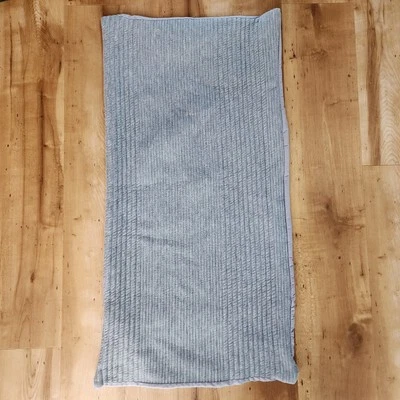 Brooklyn Loom King Pillow Sham Gray Ribbed Minimalist Structural Modern Chic - Image 1 of 4