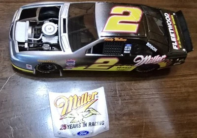 8½" 1996 Rusty Wallace #2 Miller 25 Years Of Racing  1/24 Nascar Loose Car Damge - Image 1 of 4