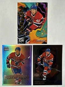 LOT of 2 LANE HUTSON 2024-25 Metal Universe Z Force + Prospects SP + Rookie RC - Picture 1 of 8