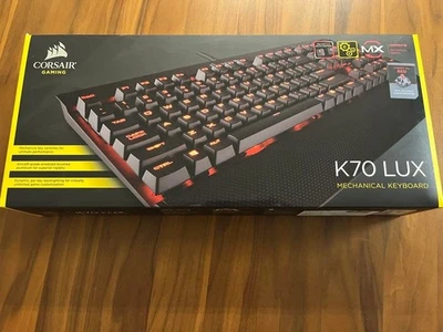 Corsair K70 LUX Mechanical Keyboard Cherry MX Red switch Used/Tested - Image 1 of 4