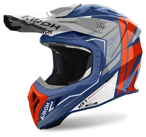 Casco Todoterreno Airoh AVIATOR ACE 2 ENGINE Cerulean Gloss - Picture 1 of 4