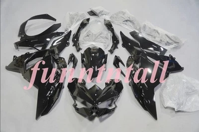 Kit de carenado negro brillante carrocería para Kawasaki Ninja 500 2024-2025 inyección ABS Foto 1 de 3