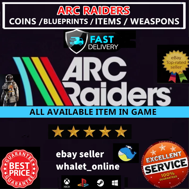 ARC Raiders🔥Blueprints Coins Stations Mats Attachments Fast ship🚀Virtual Item - Image 1 of 4