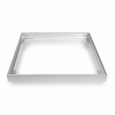 Telaio Parete 30x30cm – Grigio-Argento Aufbau-Rahmen Di Puro Alluminio per LED P - Immagine 1 di 4