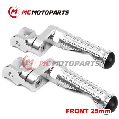 For 1299 Panigale S/R/ABS 15-19 18 17 MPRO 25mm Extended SILVER Front Foot Pegs Foto 1 de 4