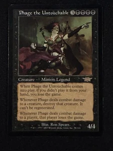 PHAGE THE UNTOUCHABLE - LEGIONS - MTG - Magic the gathering - Picture 1 of 6