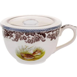 Spode Woodland Jumbo 20oz. Wacheltasse mit Deckel - Bild 1 von 3