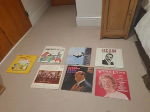 Collection of 7 Jazz vinyl LPs Records Vera Lynn Billy Cotton Harry Roy Geraldo - Picture 1 of 1