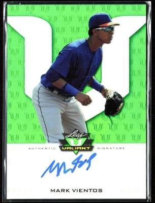 Mark Vientos 2017 Leaf Valiant Green Auto /99 #BA-MV1 New York Mets - Image 1 of 3