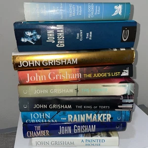 John Grisham Books. 9 Books 7 Hardcover 2 Paperback 6 1st Edition Editions - Picture 1 of 20