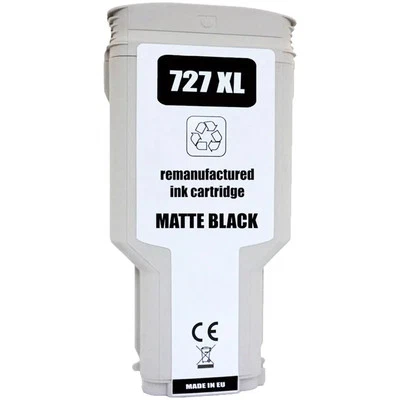 XL Tinte kompatibel zu HP 727 / C1Q12A matt schwarz - Bild 1 von 4