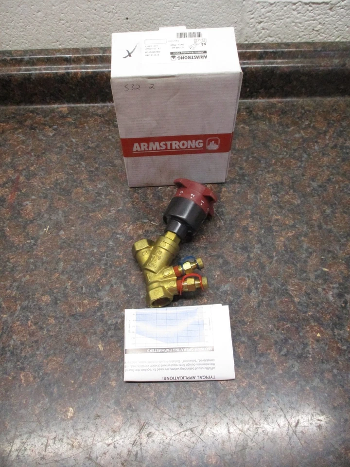 Armstrong 571110lf-340 Cbv050vtcr 1/2" 300psi Amrflo Circuit Balancing Valve
