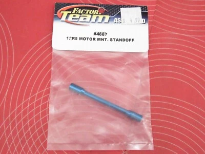 Team Associated Factory Team #4687 12R5 Alum Motor Mount Standoff Blue. (0072) - Image 1 of 2