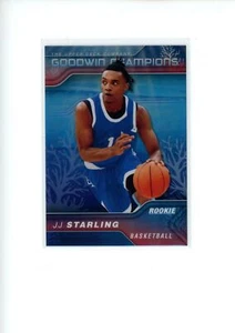 2023 UD Goodwin Champions JJ Starling #P48 Rookie Platinum Aquamarine 7/75 - Picture 1 of 2