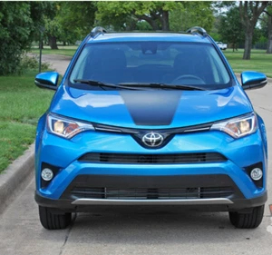 Toyota RAV 4 Bonnet Stripe Graphics Any Year Decals Stickers - Picture 1 of 5