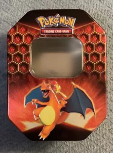 Juego de cartas coleccionables Hidden Fates Pokemon Charizard Tin Empty 2019 **Sin paquetes** - Imagen 1 de 6