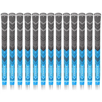 GOWOLF 13pcs Golf Grip Cord Rubber Multi-Compound Anti-Slip Golf Club Grip