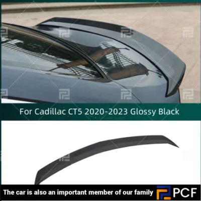 Alerón trasero negro brillante para Cadillac CT5 CT5-V Blackwing 2020-2023 Foto 1 de 4