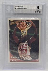 1993-94 Topps Michael Jordan #23 BGS Mint 9 Bulls HOF - Picture 1 of 2