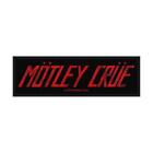 Offiziell Lizenziert   Motley Crue   Logo Aufnaher Heavy Metal Rock
