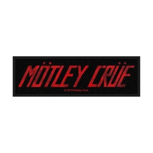OFFICIAL LICENSED - MOTLEY CRUE - LOGO SEW ON PATCH HEAVY METAL ROCK - Imagen 1 de 1