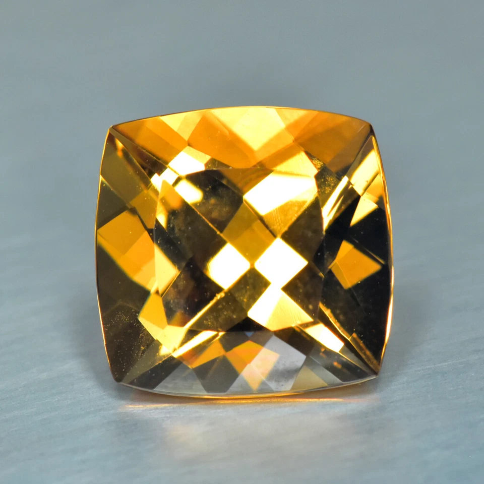 Cojín 2.55Ct, Sensacional Transparente Helidor Natural Berilo Amarillo Dorado Foto 1 de 1