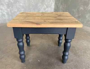 Ex Display Reclaimed Scrub Top Coffee Table - Wooden Top Table - Farmhouse - Picture 1 of 5