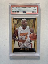 2013-14 Panini Gold Standard Lebron James Finals #50 /199 PSA 9 Mint Miami Heat