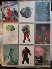 1994 The Alien World of WAYNE BARLOWE Collector Cards Comic Images 90 Card Set