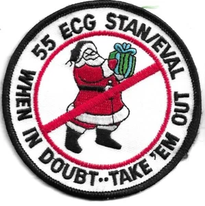 USAF PATCH 55 ELECTRONIC COMBAT GROUP  STAN EVAL EC-130 AIR FORCE SQUADRON PATCH - Picture 1 of 1