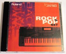 Roland JW-50 Workstation Rock & Pop Set Original Backing Style Disk & Jewel Case