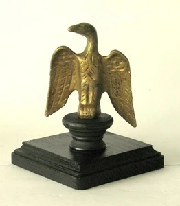 Antique Cast Brass Spread Winged Eagle Paper Weight Americana Folk Art - Picture 1 of 4
