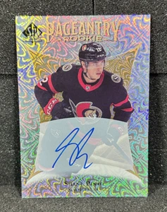 Authentic Pageantry Rookie Auto Shane Pinto #P-71 Ottawa Senators 2021-22 SP - Imagen 1 de 2