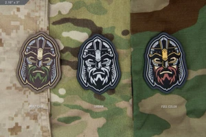 MilSpec Monkey Viking Warrior Head 2 Warrior Series PVC Morale Patch - Picture 1 of 6
