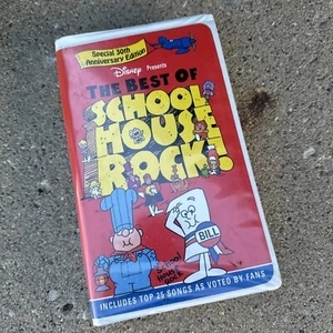 THE BEST OF SCHOOLHOUSE ROCK Vhs Video Tape 2002 Top 25 Songs 30th Anniversary - Imagen 1 de 3