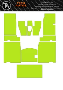 MG Midget Mk1 Underlay Set Laser Cut to Order - Picture 1 of 4