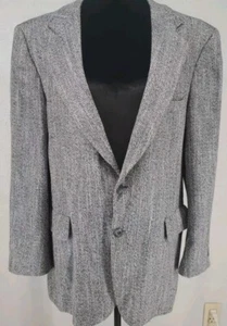 Kuppenheimer Blazer Suit Jacket Gray Blue 2 Button Chest 46 - Picture 1 of 8