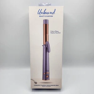 Unbound Conair Cordless Titanium 1” Curling Iron Rechargeable New in Box. - Bild 1 von 13