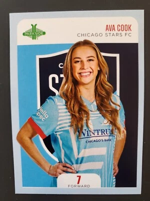 2025 Parkside NWSL Soccer - AVA COOK, Chicago Red Stars FC Team Set Card #23 - Image 1 of 2