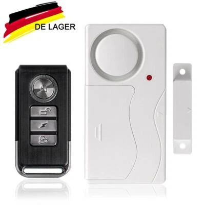 MINI Türalarm Fensteralarm mit Fernbedienung für Wohnung/Geschäft/Zimmer Drinnen - Bild 1 von 4