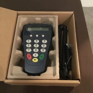 Hypercom P1300 Retail POS Debit Card Pin Pad Terminal Blue 10248-001 - Picture 1 of 4