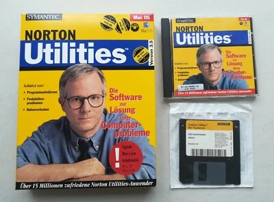 Norton Utilities für Mac OS Version 3.5 • CD und 3.5" Notfalldiskette - Bild 1 von 3
