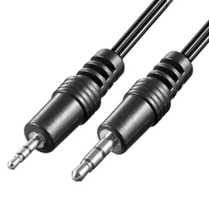 Klinke Adapterkabel - 2.5mm Klinkenstecker auf 3.5mm Klinkestecker - 2 Meter - Bild 1 von 3